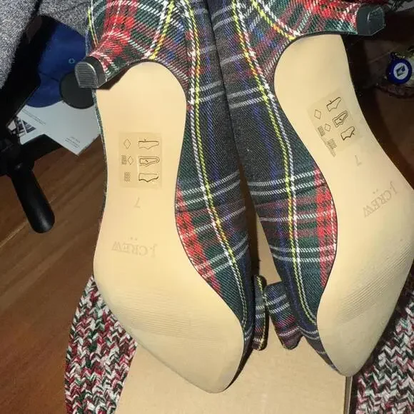 J.crew tartan esme kitten heels - Picture 4 of 5